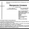 Klein Margarete 1911-2000 Todesanzeige